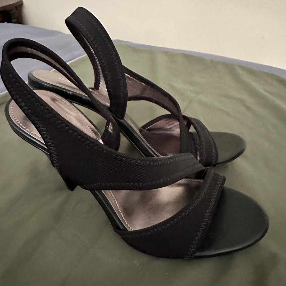 Calvin Klein, Little Black Strappy Heels
